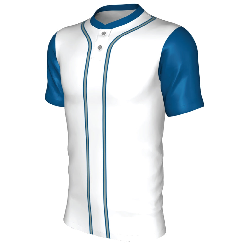 JUICE Sublimated Fitted 2-Button Placket Jersey; Fitted