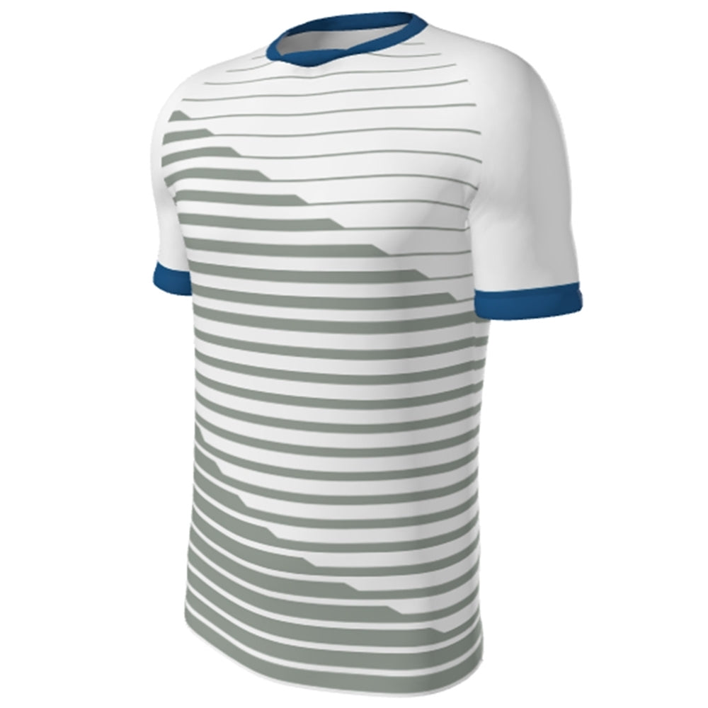 JUICE SUBLIMATED SHORT SLEEVE RAGLAN WITH SOCCER STYLE COLLAR