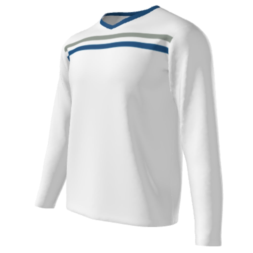 JUICE SUBLIMATED V-NECK LONG SLEEVE SHOOTER SHIRT