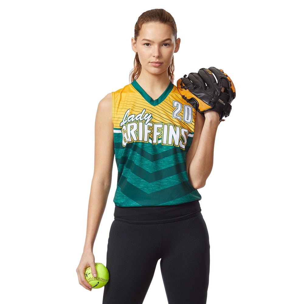 CHAMPRO JUICE SUBLIMATED MODIFIED RACERBACK SLEEVELESS JERSEY - WOMENS - Elite