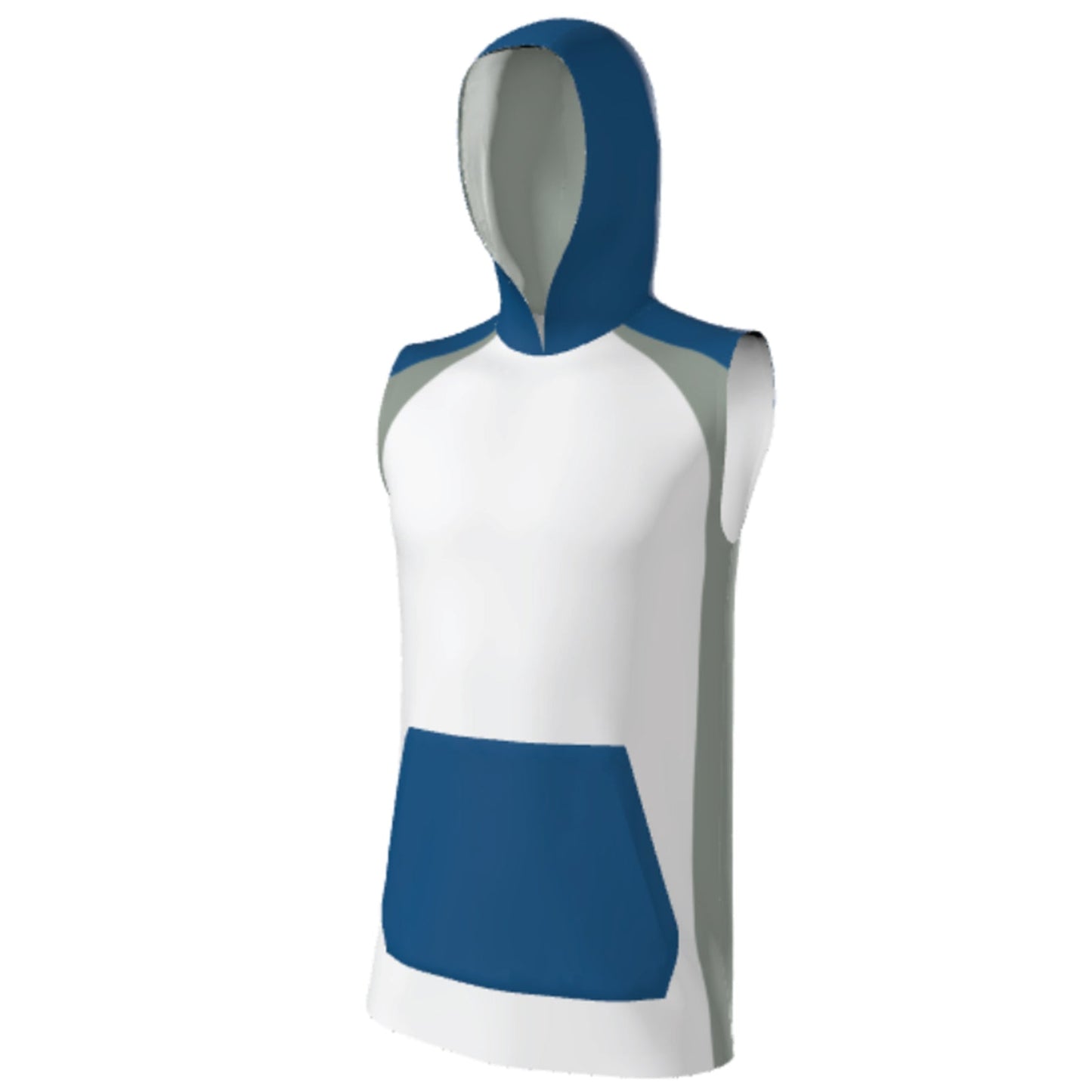 JUICE SUBLIMATED SLEEVELESS T-SHIRT HOODIE WITH POCKET - Select